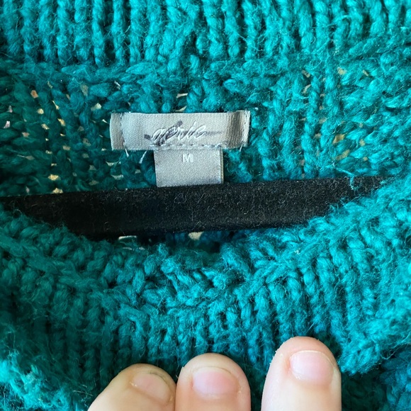 Aerie | Emerald Chunky Oversized Cable Knit Sweater - Picture 12 of 14